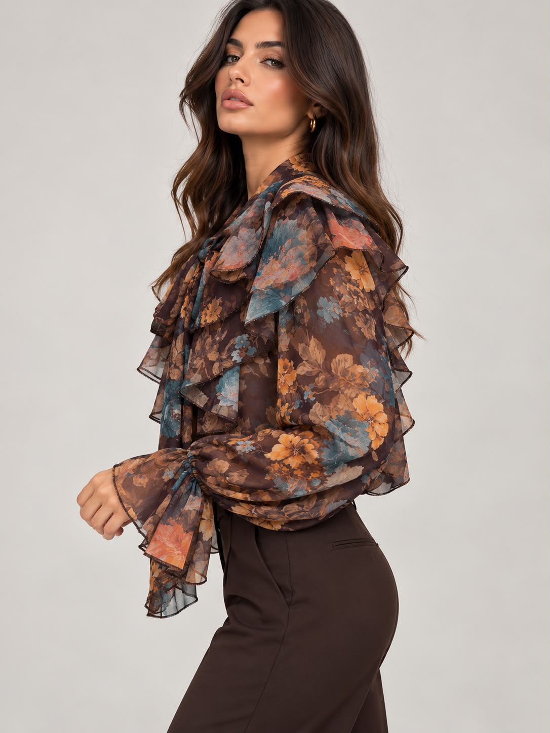 Camicia Rush Con Fiori