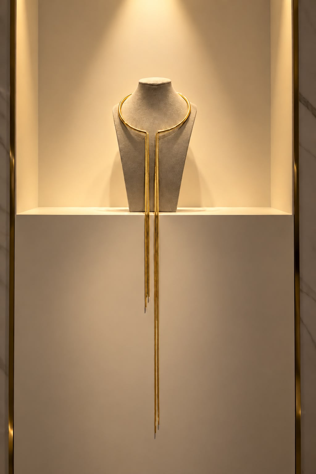 Collana Rigida Con Pendenti Verticali