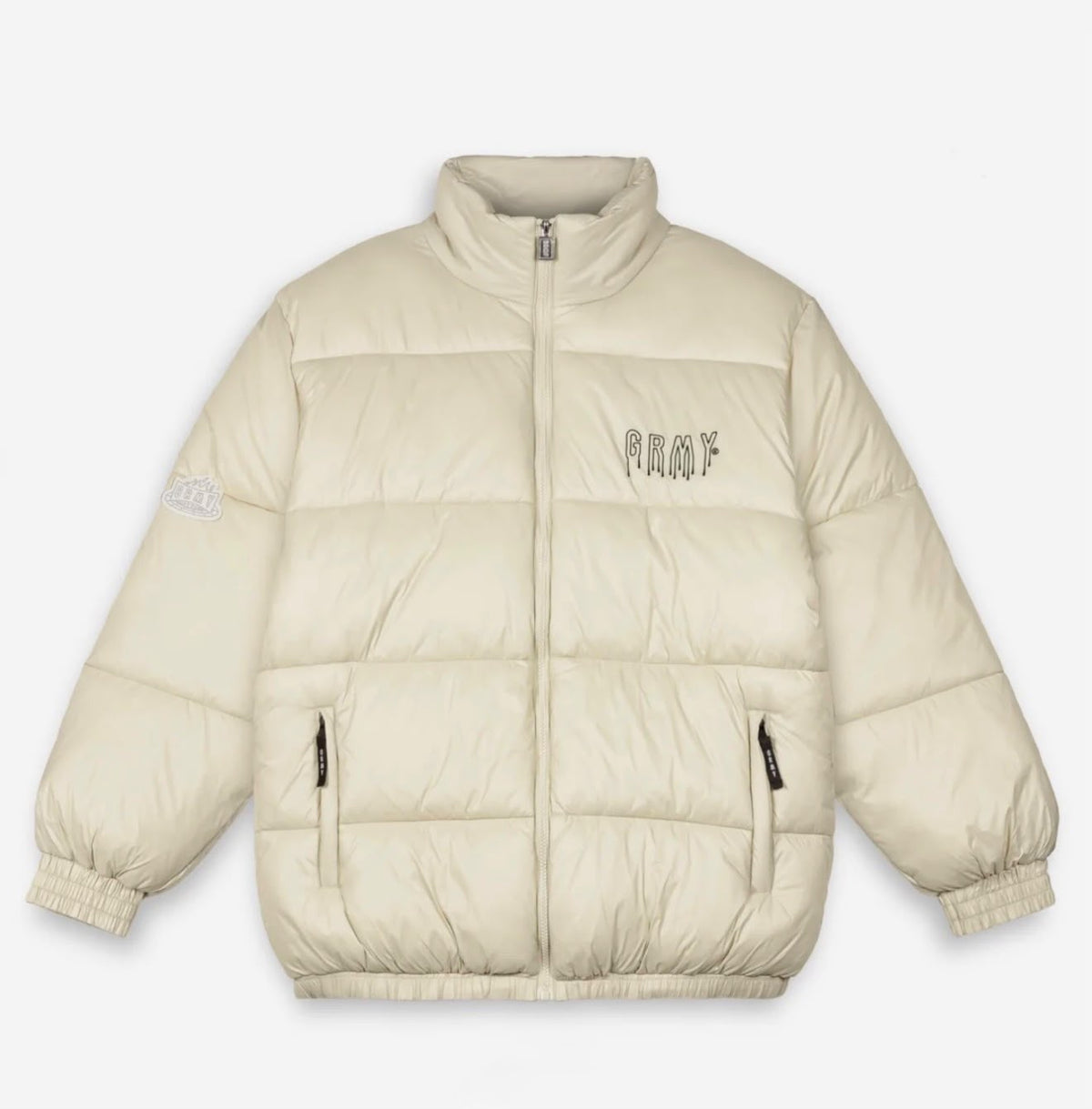 Grimey Back At You Puffer Jacket| Cream