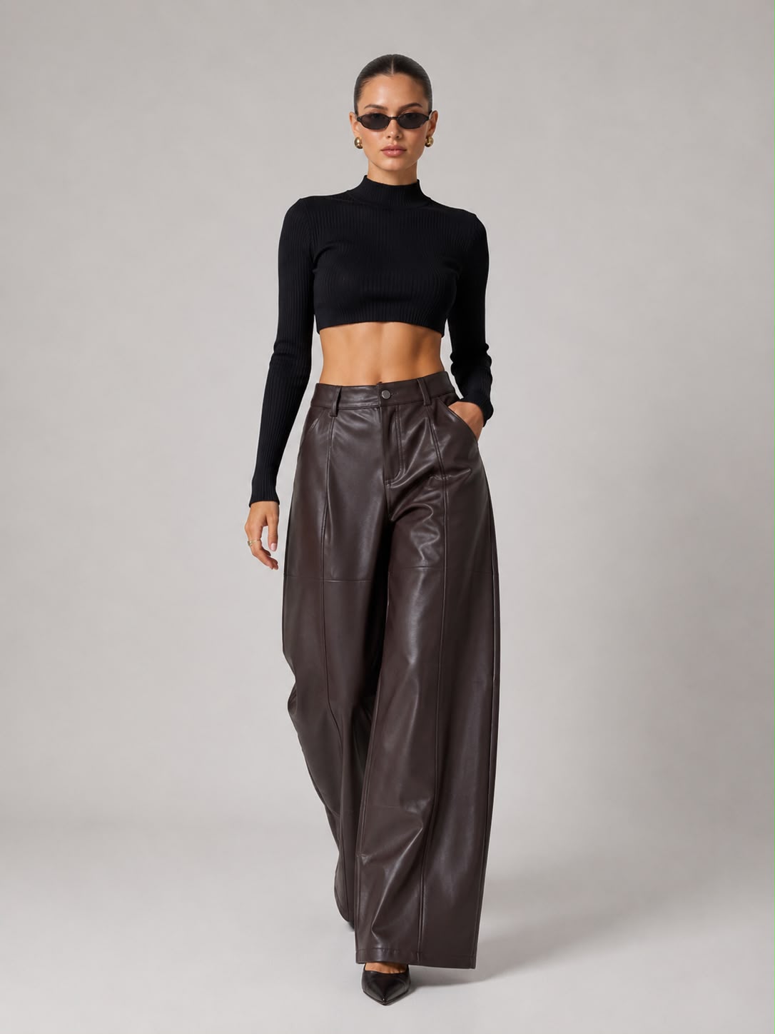 Pantalone in Ecopelle Ballon