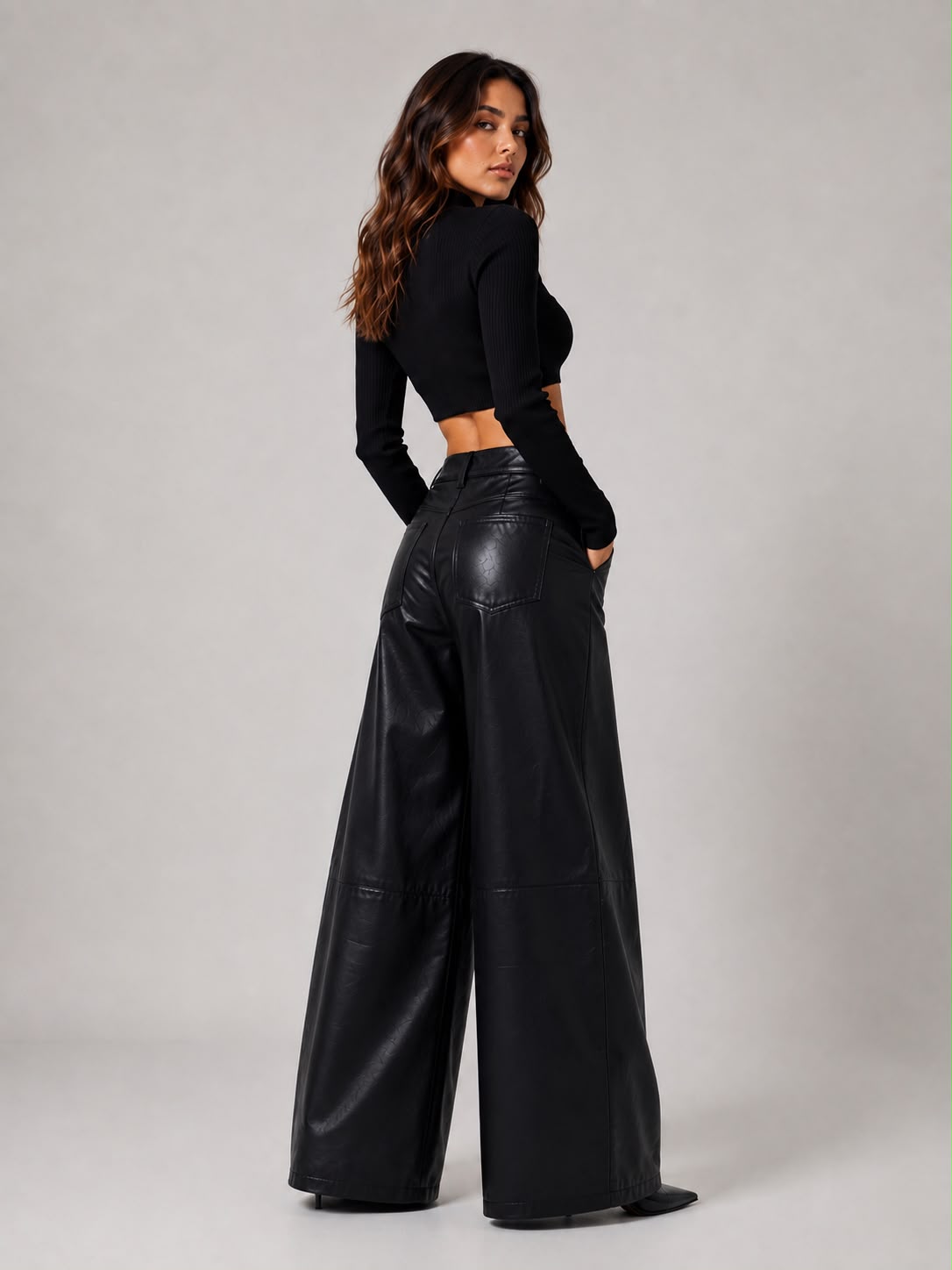 Pantalone in Ecopelle Ballon