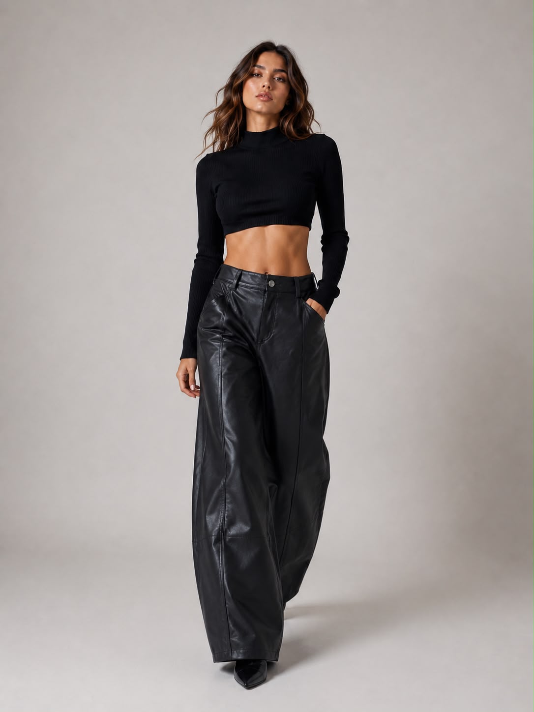 Pantalone in Ecopelle Ballon
