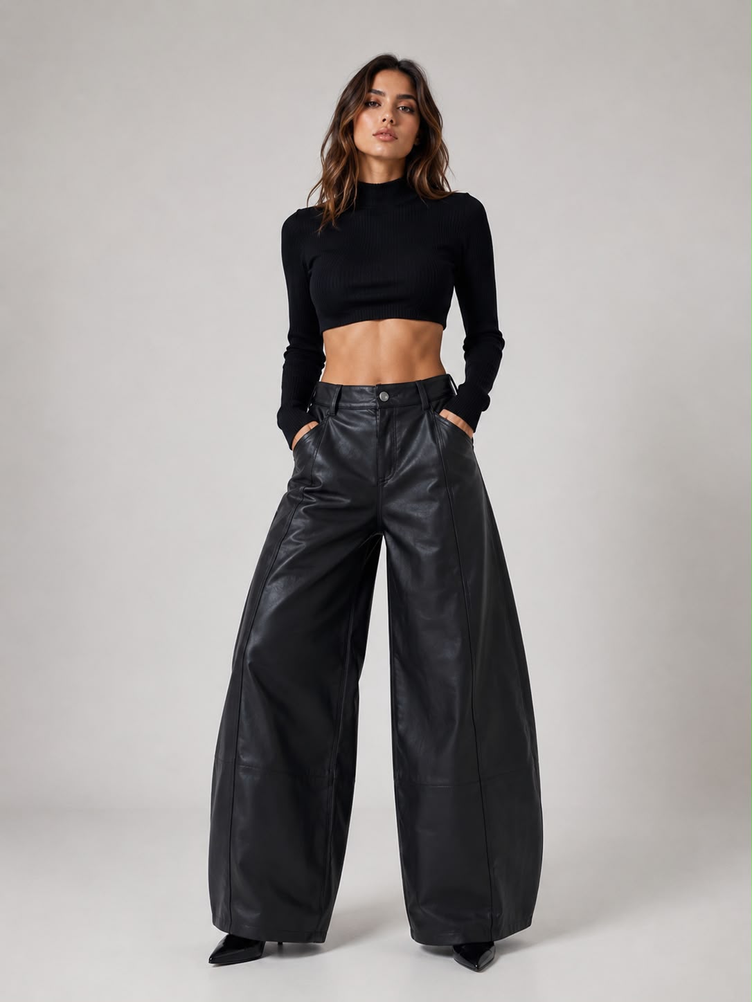 Pantalone in Ecopelle Ballon