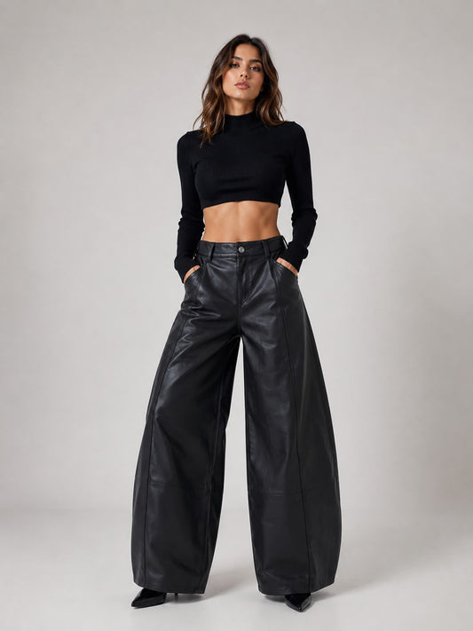 Pantalone in Ecopelle Ballon
