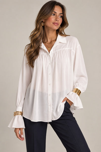Camicia Con Polsini Ballon