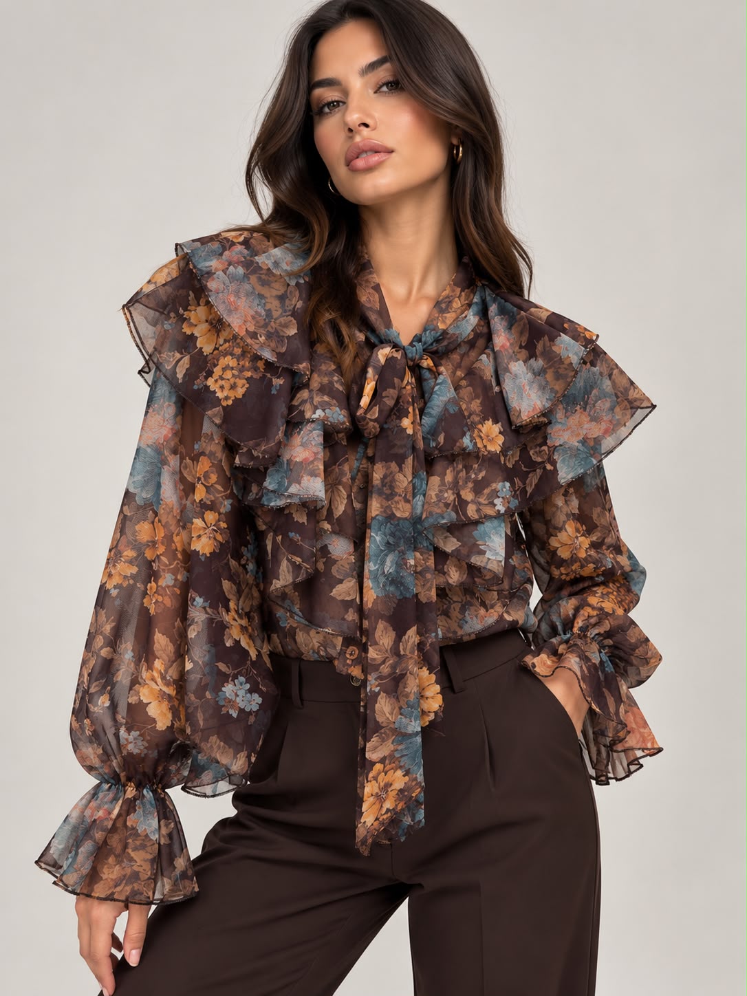 Camicia Rush Con Fiori