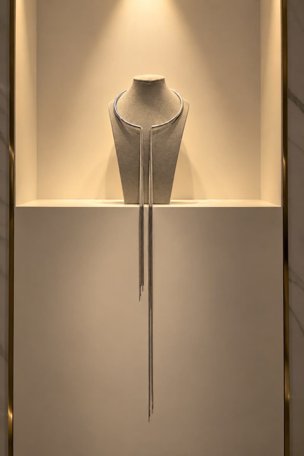 Collana Rigida Con Pendenti Verticali