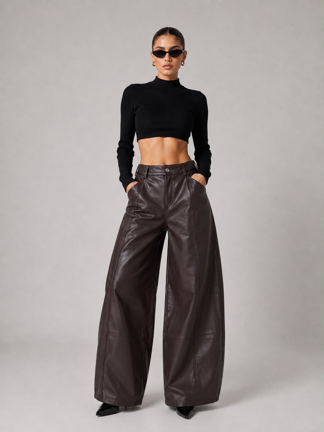 Pantalone in Ecopelle Ballon