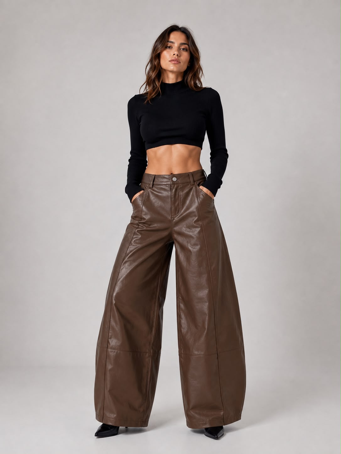 Pantalone in Ecopelle Ballon